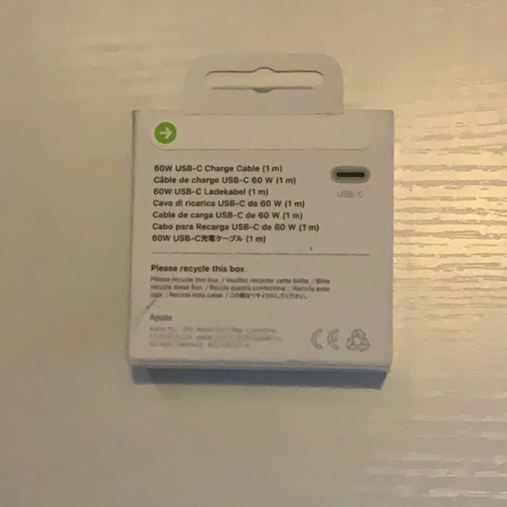 Apple 60W USB-C Cable in White
